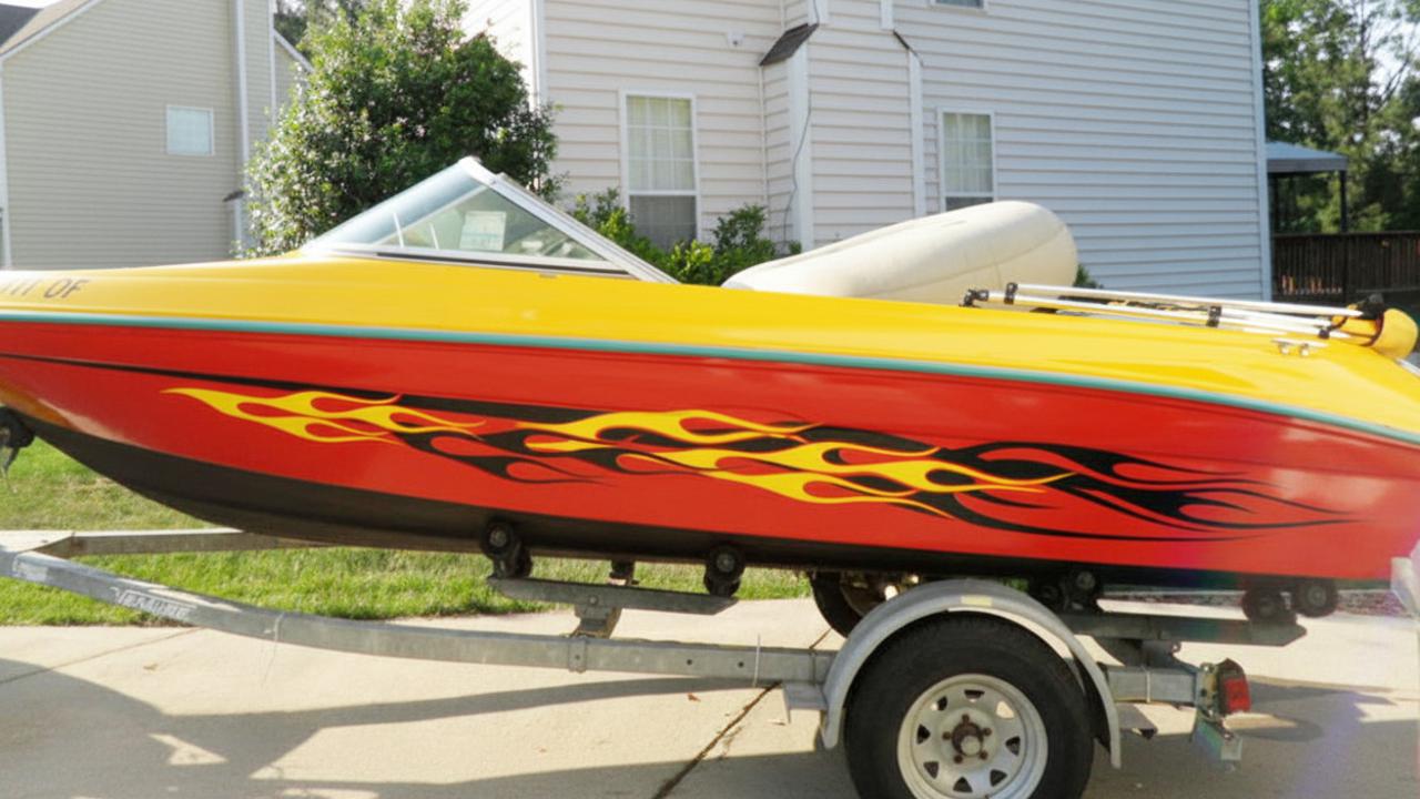 AP-FIRE-189 - Firestorm Series 2 Color Vinyl Boat Graphics Kit