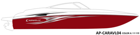 AP-CARVL04 - Caravelle 1 Color Vinyl Boat Graphics Kit