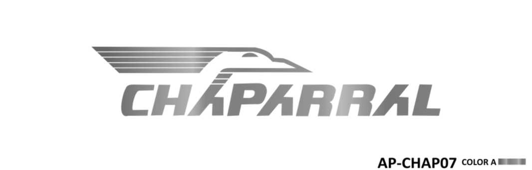 AP-CHAP07 - Chaparral 1 Color Vinyl Logo