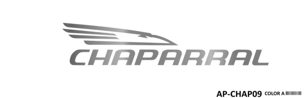 AP-CHAP09 - Chaparral 1 Color Vinyl Logo