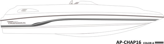 AP-CHAP-16 - Chaparral Series 1 Color Vinyl Boat Graphics Kit
