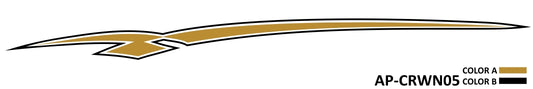 AP-CRWN05 - Crownline 2 Color Vinyl Boat Graphics Kit