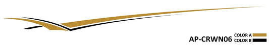 AP-CRWN06 - Crownline 2 Color Vinyl Boat Graphics Kit