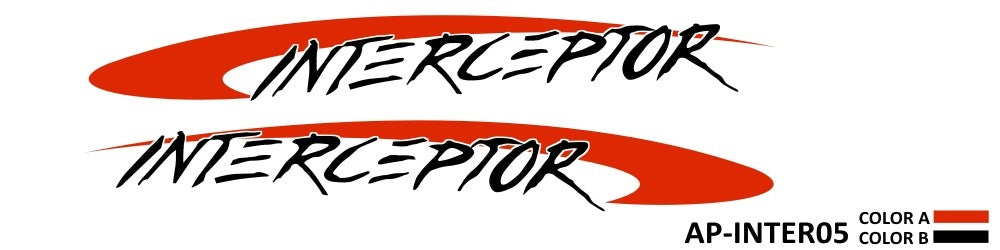 AP-INTER05 - Caravelle Interceptor 2 Color Vinyl Logo – Raceline Digital