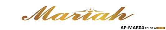 AP-MAR04 - Mariah 1 Color Vinyl Logo