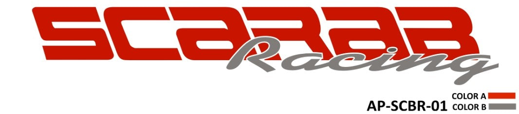 AP-SCBR-01 - Scarab Racing 2 Color Vinyl Logo
