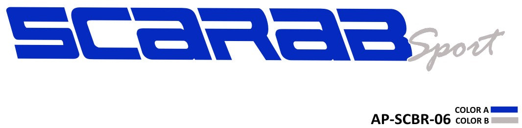 AP-SCBR-06 - Scarab Sport 2 Color Vinyl Logo