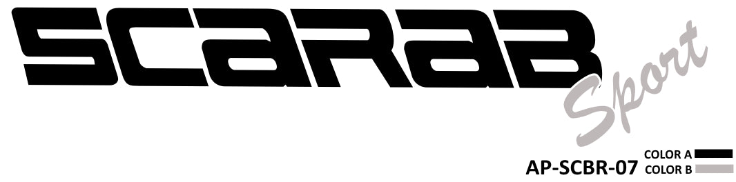 AP-SCBR-07 - Scarab Sport 2 Color Vinyl Logo – Raceline Digital
