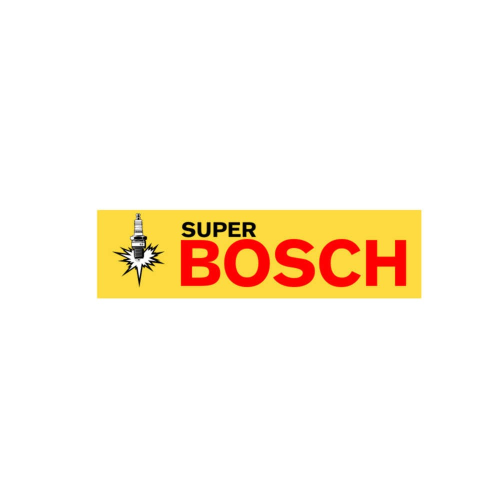 BOSCH Plugs Sponsor Decal - 8 Inches x 2 Inches