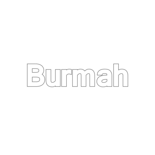 Burmah Sponsor Decal - 6 Inches x 1.5 inches