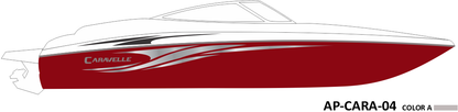 AP-CARA-04 - Caravelle Series 1 Color Vinyl Boat Graphics Kit