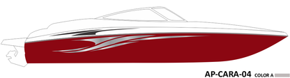 AP-CARA-04 - Caravelle Series 1 Color Vinyl Boat Graphics Kit