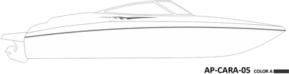 AP-CARA-05 - Caravelle Series 1 Color Vinyl Boat Graphics Kit