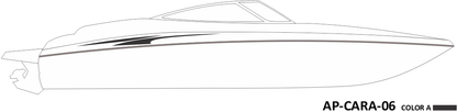 AP-CARA-06 - Caravelle Series 1 Color Vinyl Boat Graphics Kit