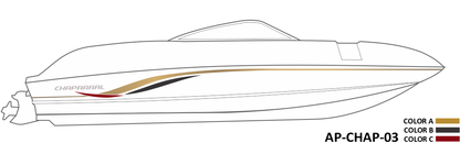 AP-CHAP-03 - Chaparral Series 3 Color Vinyl Boat Graphics Kit