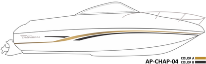 AP-CHAP-04 - Chaparral Series 2 Color Vinyl Boat Graphics Kit