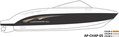 AP-CHAP-05 - Chaparral Series 3 Color Vinyl Boat Graphics Kit
