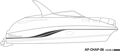 AP-CHAP-06 - Chaparral Series 1 Color Vinyl Boat Graphics Kit