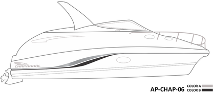 AP-CHAP-06 - Chaparral Series 2 Color Vinyl Boat Graphics Kit