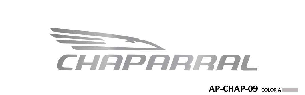 AP-CHAP-09 - Chaparral Series 1 Color Vinyl Chaparral Logo