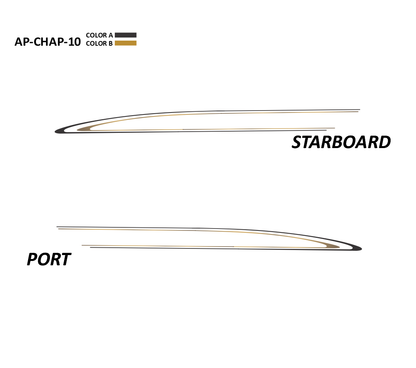 AP-CHAP-10 - Chaparral Series 2 Color Vinyl Boat Graphics Kit