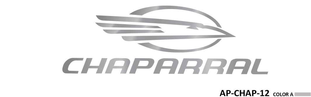 AP-CHAP-12 - Chaparral Series 1 Color Vinyl Chaparral Logo