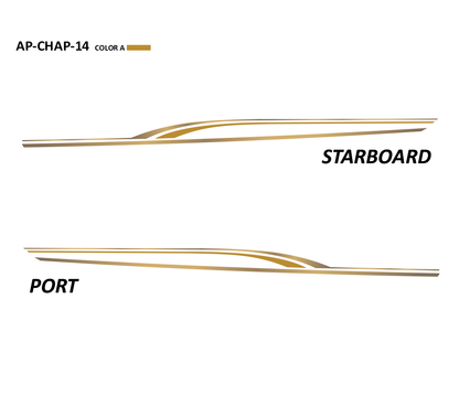 AP-CHAP-14 - Chaparral Series 1 Color Vinyl Boat Graphics Kit