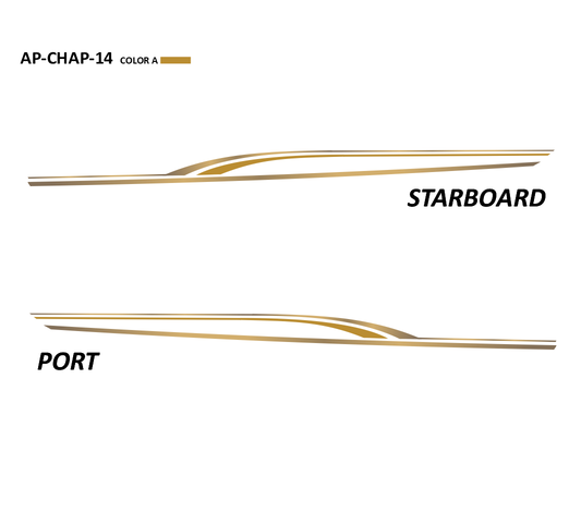 AP-CHAP-14 - Chaparral Series 1 Color Vinyl Boat Graphics Kit