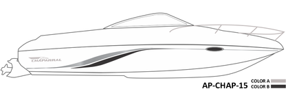 AP-CHAP-15 - Chaparral Series 2 Color Vinyl Boat Graphics Kit