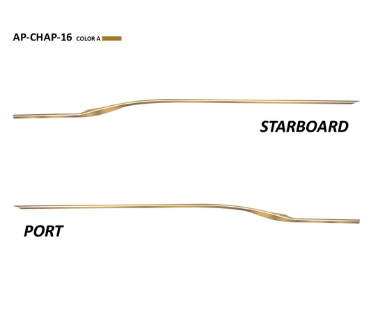 AP-CHAP-16 - Chaparral Series 1 Color Vinyl Boat Graphics Kit - Raceline Digital