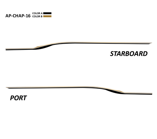 AP-CHAP-16 - Chaparral Series 2 Color Vinyl Boat Graphics Kit - Raceline Digital