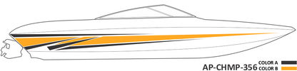 AP-CHMP-356 - Champion Series 2 Color Vinyl Boat Graphics Kit