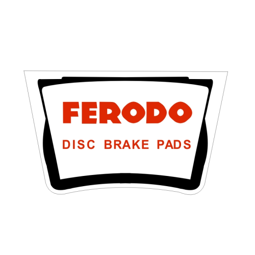 FERODO Disc Brake Pads Sponsorship Decal (Early) - Two Sizes Available