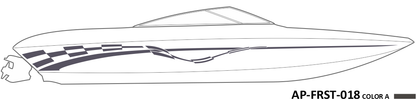 AP-FRST-018 - Freestyle Series 1 Color Vinyl Boat Graphics Kit