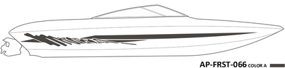 AP-FRST-066 - Freestyle Series 1 Color Vinyl Boat Graphics Kit