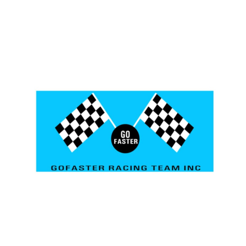 Go Faster Racing Sponsor Decal - 8.75 Inches x 4 Inches