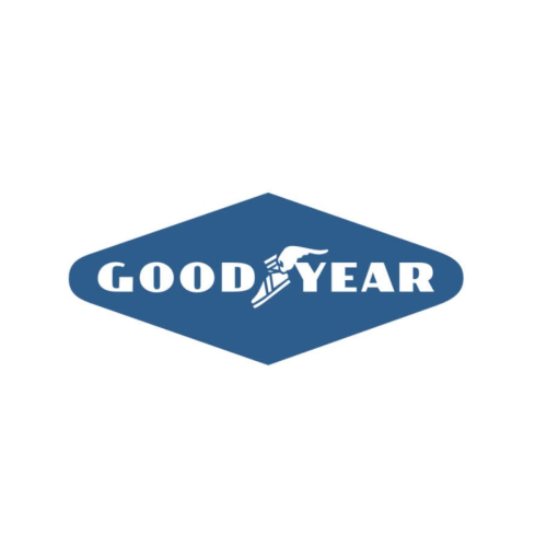 G00DYEAR Sponsor Decal Blue - Two Sizes Available