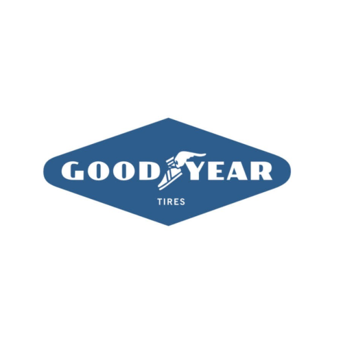 G00DYEAR Tires Sponsor Decal Blue - Two Sizes Available