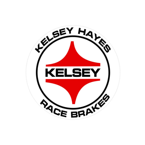 Kelsey Hayes Race Brakes Decal - Two Sizes Available