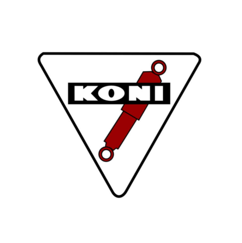 Koni Sponsor Decal (with background) - 3 Sizes Available