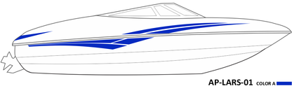 AP-LARS-01 - Larson Series 1 Color Vinyl Boat Graphics Kit