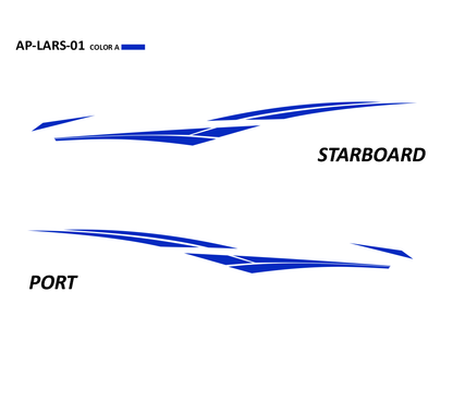 AP-LARS-01 - Larson Series 1 Color Vinyl Boat Graphics Kit