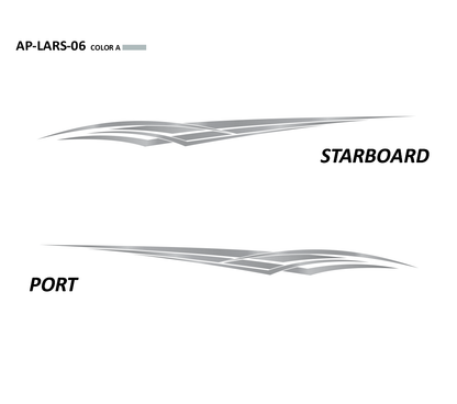 AP-LARS-06 - Larson Series 1 Color Vinyl Boat Graphics Kit