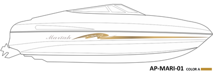 AP-MARI-01 - Mariah Series 1 Color Vinyl Boat Graphics Kit