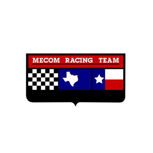 Mecom Racing Team Sponsor Decal - 5 Inches x 2.75 Inches