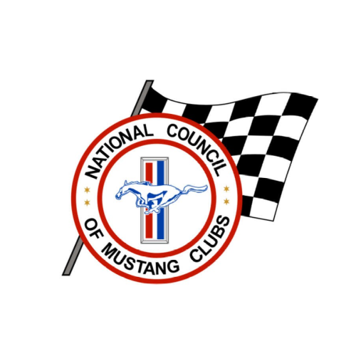 National Council of Mustang Clubs Decal - 6 Inches x 4.75 Inches