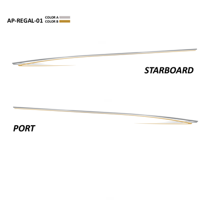 AP-REGAL-01 - Regal Series 2 Color Vinyl Boat Graphics Kit