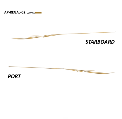 AP-REGAL-02 - Regal Series 1 Color Vinyl Boat Graphics Kit