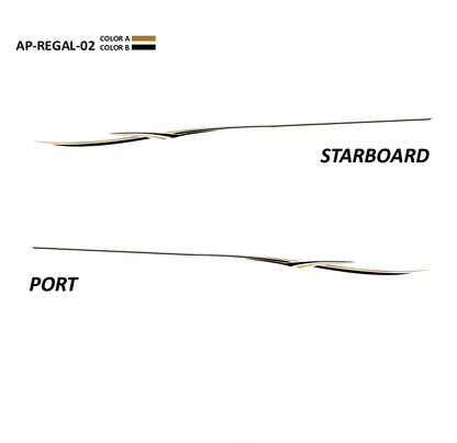 AP-REGAL-02 - Regal Series 2 Color Vinyl Boat Graphics Kit
