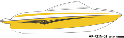 AP-REIN-02 - Reinell Series 1 Color Vinyl Boat Graphics Kit